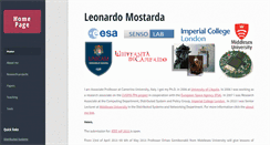 Desktop Screenshot of leonardomostarda.net