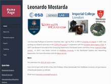 Tablet Screenshot of leonardomostarda.net